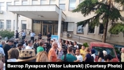 Пациентите со дијабетес и нивни поддржувачи на протест пред Министерството за здравство, 21 јули 2023