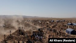د هرات په زنده جان کې د زلزلې له کبله د اوښتو زیانونو یو انځور