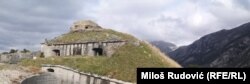 Goražda je zaštićena rovom koji prati oblik tvrđave, februara 2024.