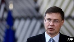 Валдіс Домбровскіс, віцепрезидент Європейської комісії і комісар торгівлі ЄС