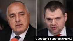 Лидерите на ГЕРБ и ДПС Бойко Борисов и Делян Пеевски
