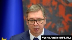 Predsjednik Srbije Aleksandar Vučić, 10. juli 2023.