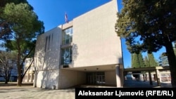 Osnovna škola "Maksim Gorki", prvi dan štrajka prosvjetara, Podgorica, 19. februar 2024.