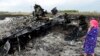 Снимка от сваления пътнически самолет MH17