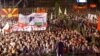 Архивска фтографија од предизборен митинг на ВМРО-ДМНЕ, Скопје, 4 април 2024