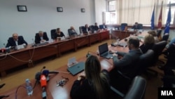 Седница на Судскиот совет на Северна Македонија. 