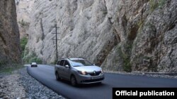Одна из автомагистралей, связывающих Армению и Карабах