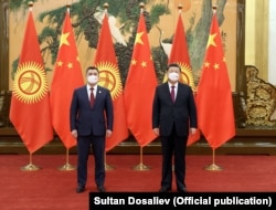 ყირგიზეთის პრეზიდენტის, სადირ ჯაფაროვის შეხვედრა სი ძინპინთან, 2022 წლის 6 თებერვალი.