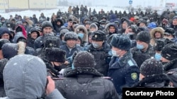 Ղազախստան - բողոքի ակցիա Ուրալսկում, 4-ը հունվարի, 2022թ.