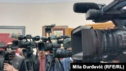 Ilustrativna fotografija, medijski radnici na konferenciji za novinare, oktobar 2022.