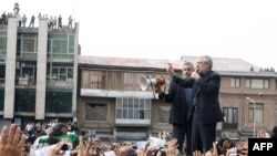میرحسین موسوی در راهپیمایی اعتراضی خردادماه