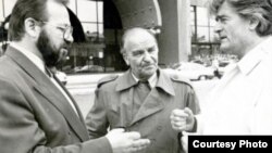 Stjepan Kljujić, Alija Izetbegović i Radovan Karadžić 1992. godine