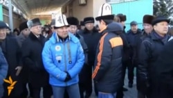 Түлеев атасынын жаназасына катышты