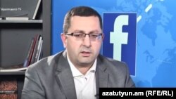 Заместитель министра образования и науки Ованнес Ованнисян в студии Азатутюн ТВ, 4 июля 2018 г․ 