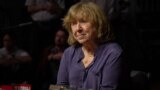 Сьвятлана Алексіевіч на сустрэчы ў Варшаве, 16 чэрвеня 2025