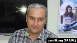 Узбекский журналист Бобомурод Абдуллаев.