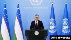 Ўзбекистон президенти Шавкат Мирзиёев.