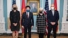 Dritan Abazović, Wendy Sherman i Đorđe Radulović u SAD, 19. oktobar 2021.
