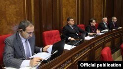 Ազգային ժողովի ընդդիմադիր պատգամավոր Նիկոլ Փաշինյան