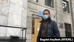 Белсенді Әлнұр Илияшев. Алматы, 22 сәуір 2021 жыл.