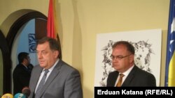 Predsjednik RS Milorad Dodik i predsjedavajući Predsjedništva BiH, Mladen Ivanić