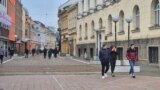 Bosnia and Herzegovina: city promenade, city center, Gospodska Street, Banjaluka, January 16, 2025