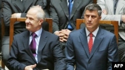 Lideri DSK i DPK Fatimir Sejdiu i Hašim Tači, arhiv 
