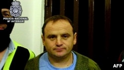 Veselin Vlahović Batko nakon hapšenja u Španiji