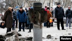 Краматорськ після обстрілу,10 лютого 2015 року