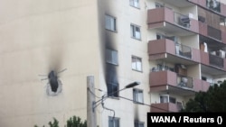Zgrada oštećena u izraelskom napadu u Teheranu, 13. juna.