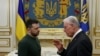 Specijalni izaslanik SAD-a za Ukrajinu i Rusiju Keith Kellogg i ukrajinski predsjednik Zelenski u Kijevu 20. februara.