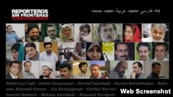 شماری از روزنامه‌نگاران بازداشت شده در حوادث پس از انتخابات. برخی از این افراد پس از تحمل هفته‌ها زندان آزاد شده‌اند و برخی همچنان در بند هستند