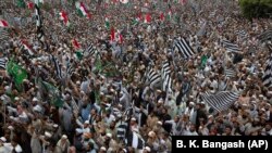 په اسلام اباد کې د 'ازادۍ مارچ' پرلتوال
