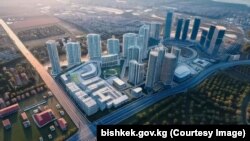 "Аккула" ат майданынын жерине курула турган комплекстин долбоору.
