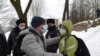 Лев Шлосберг на акции 23 января в Пскове 