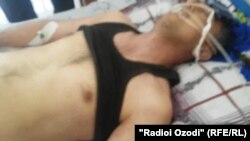 Абдурасул Назаров дар бемористони Қарияи Боло