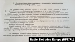 Iz informacije predsjednika RS o izvještaju o Srebrenici