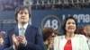 ფოტო არქივიდან: ირაკლი კობახიძე და სალომე ზურაბიშვილი