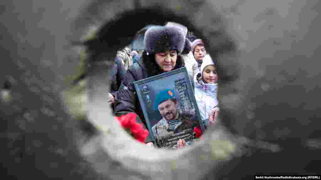 Вшанування пам’яті військовослужбовців, які загинули при обороні Донецького аеропорту. Участь у заході взяв і президент України Володимир Зеленський. Київ, 20 січня 2020 року ФОТОГАЛЕРЕЯ