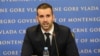 Lider Pokreta Evropa sad Milojko Spajić, bivši ministar finansija. Podgorica, 1. februar 2021.