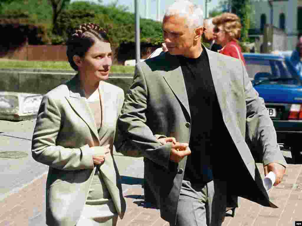 Julija Timošenko sa suprugom 2004. godine
