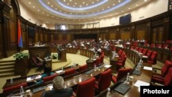 Armenia - The outgoing Armenian parliament holds its final session in Yerevan, July 30, 2021.