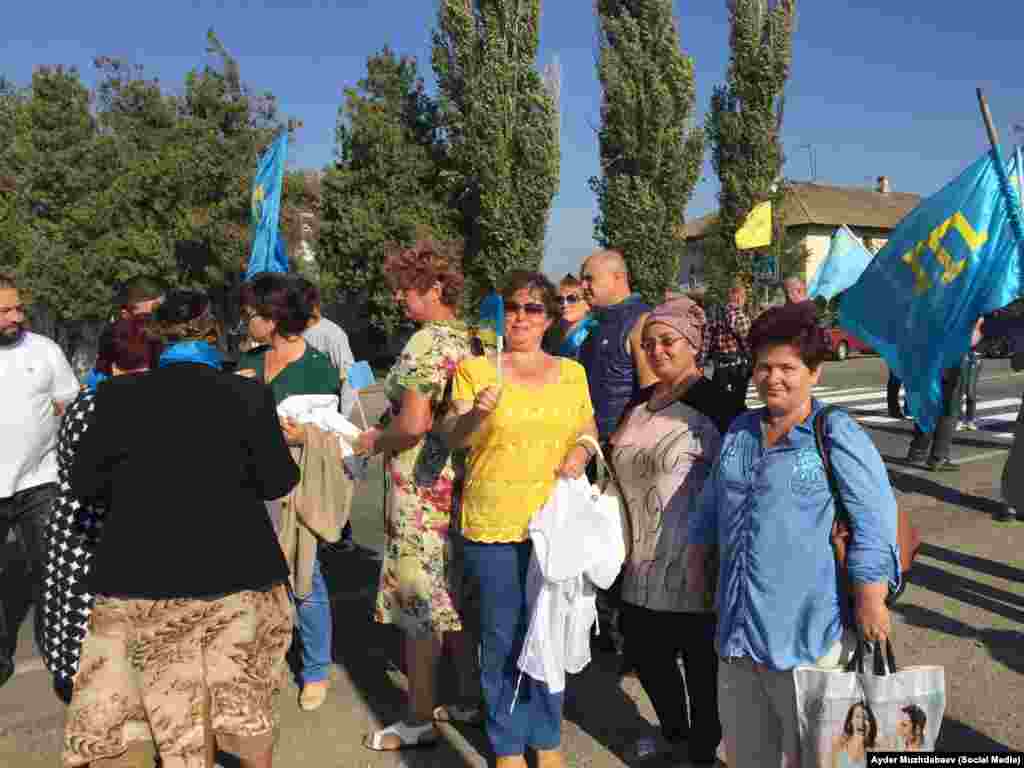 Серед учасників акції – жителі Новоолексіївки та інших населених пунктів Херсонської області