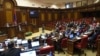 Armenia - Finance Minister Vartan Aramian presents a government bill in the National Assembly in Yerevan, 12Dec2017.