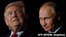Новобраний президент США Дональд Трамп та Володимир Путін