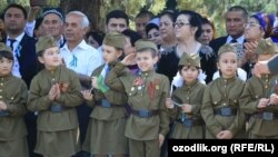 В прошлом году на 9 мая в Самарканде был организован военный парад.