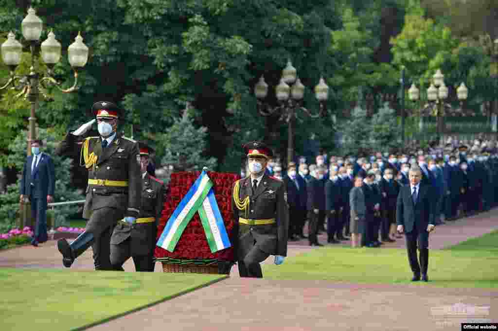 Uzbekistan - Day of Remembrance of the First President Islam Karimov. Photo from the president's website.