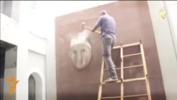 Ислам дәүләте сугышчылары борынгы сыннарны җимерә