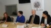 Sa konferencije za novinare OEBS kancelarije za praćenje regularnosti izbora, septembar 2012.