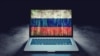 Russian propaganda or troll farm factory. Cyber warfare